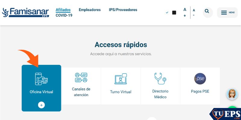 www.famisanar.com.co certificados