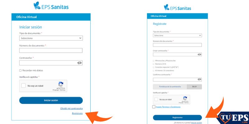 oficina virtual afiliados sanitas