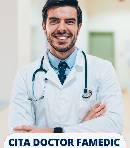 Paciente agendando cita médica en línea con Doctor Famedic