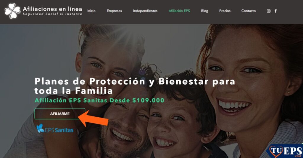 sanitas afiliacion para independientes
