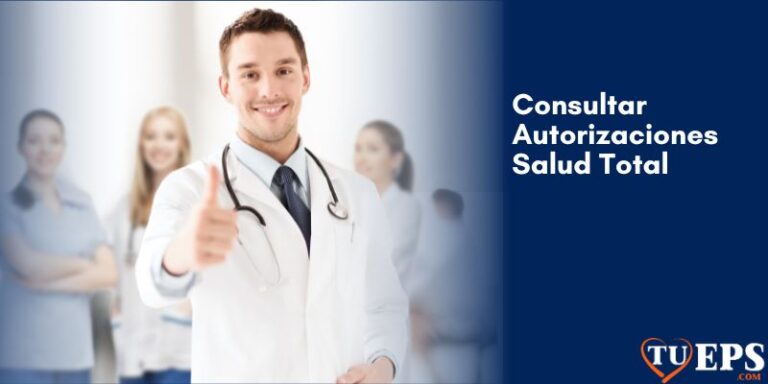 Consulta de autorizaciones en Salud Total por internet