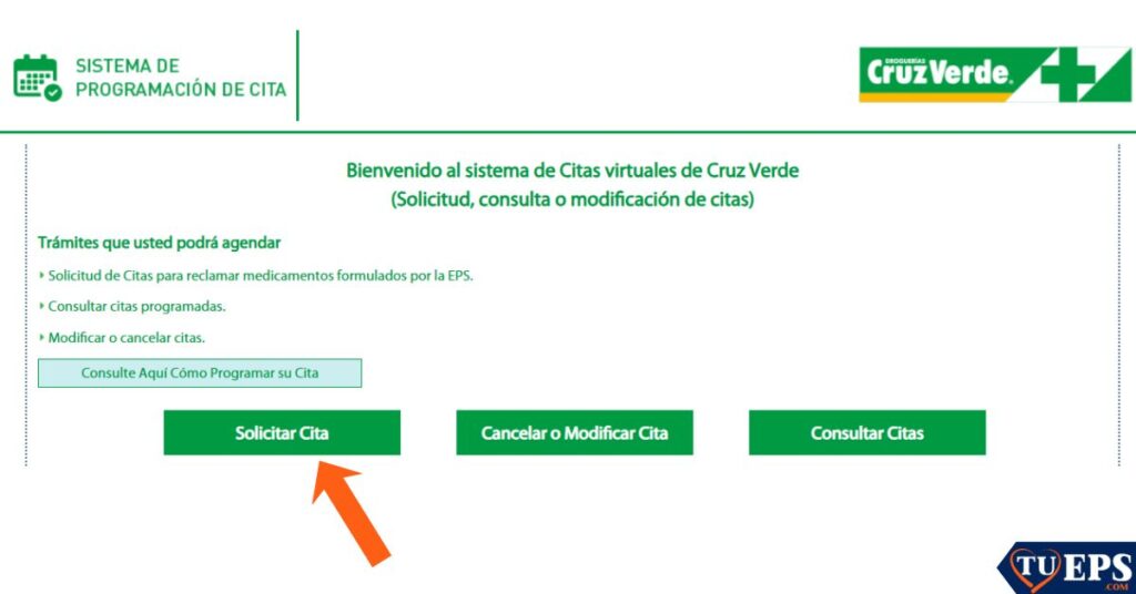 como sacar cita en cruz verde